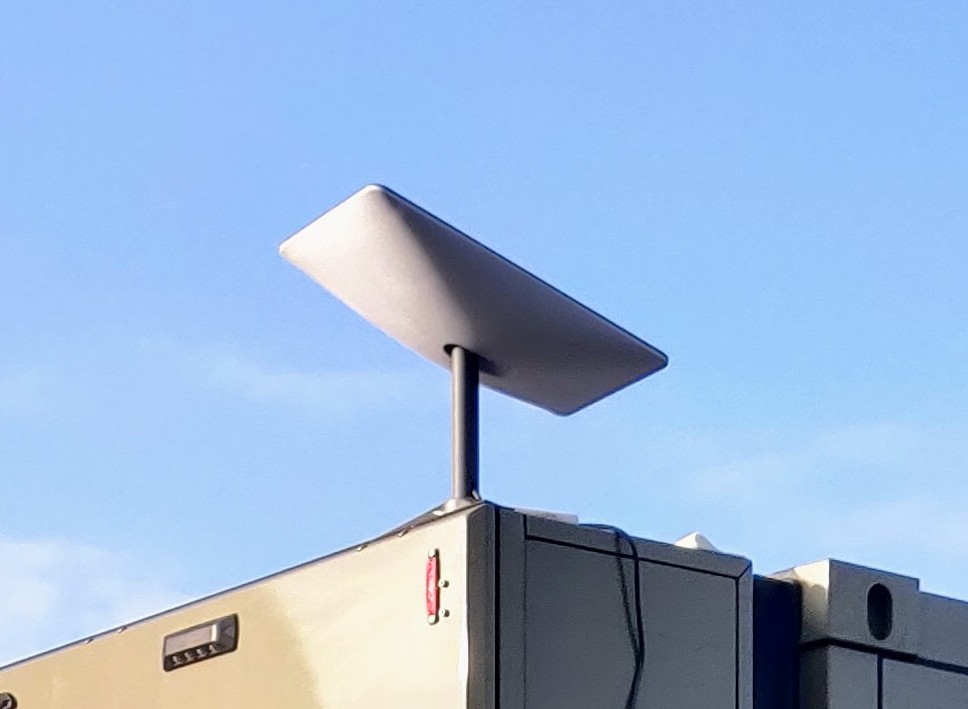 Starlink - Fixed installation of the standard kit antenna in the motorhome