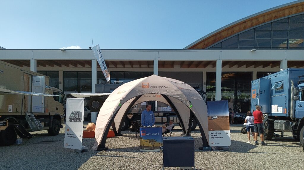 Bliss Mobil BV booth at Adventure Southside 2023, Friedrichshafen