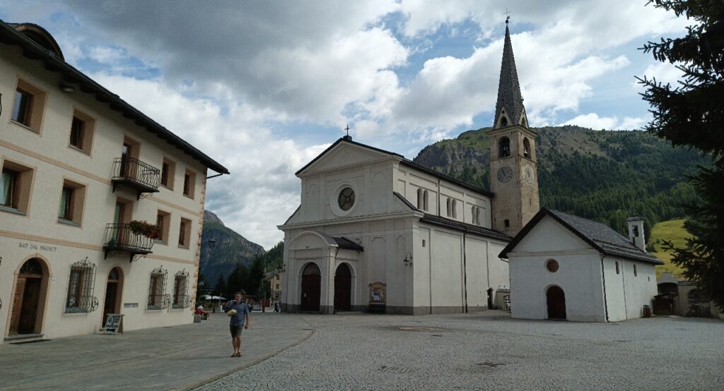 In the center of Livigno