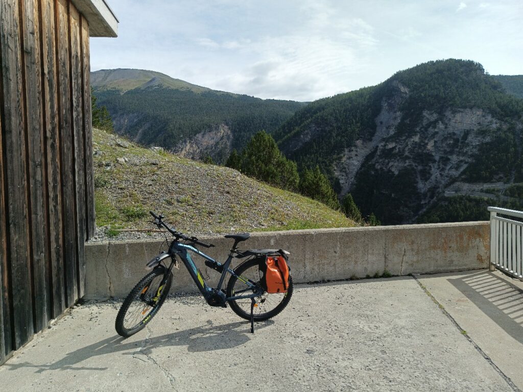 At the Livigno reservoir