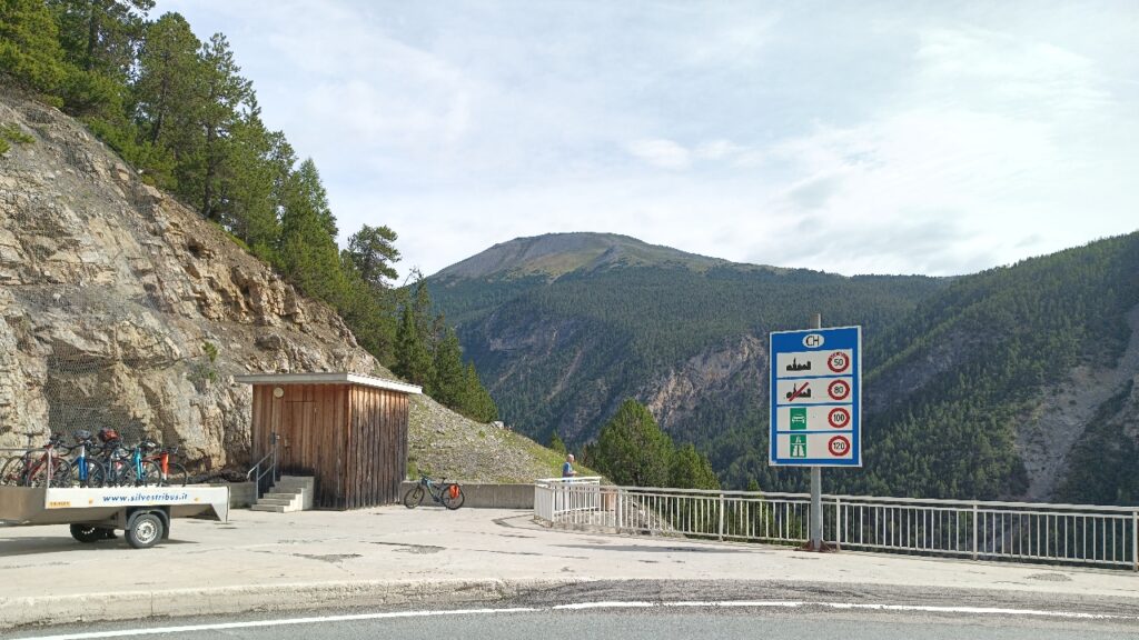 At the Livigno reservoir