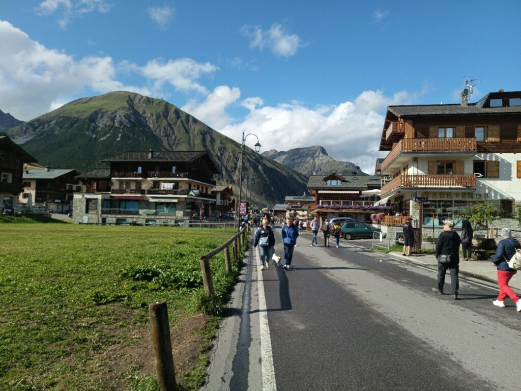 In the center of Livigno